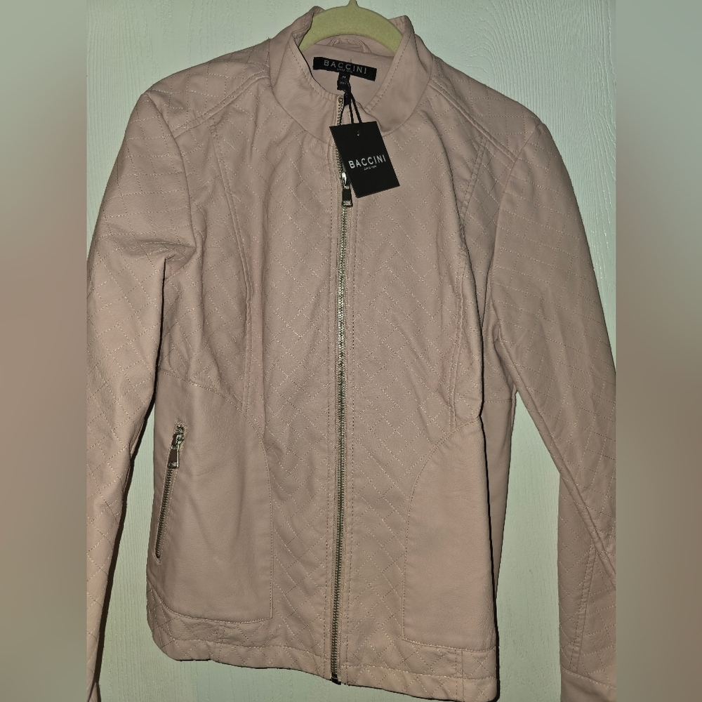 NEW Baccini Light Pink Women Jacket Size M New With Tag